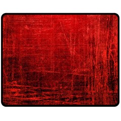 Shades Of Red Double Sided Fleece Blanket (medium) 