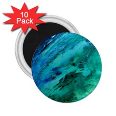 Shades Of Blue 2 25  Magnets (10 Pack)  by trendistuff