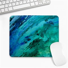 Shades Of Blue Large Mousepads by trendistuff