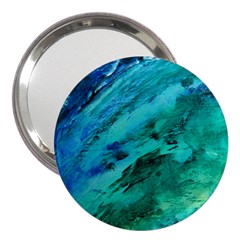 Shades Of Blue 3  Handbag Mirrors by trendistuff