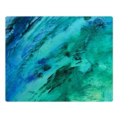 Shades Of Blue Double Sided Flano Blanket (large)  by trendistuff