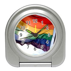 Pride Flag Travel Alarm Clocks by trendistuff