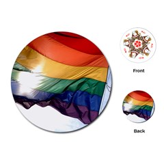 Pride Flag Playing Cards (round)  by trendistuff