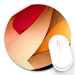 PRETTY ABSTRACT ART Round Mousepads