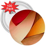 PRETTY ABSTRACT ART 3  Buttons (100 pack) 