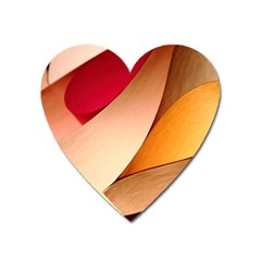 Pretty Abstract Art Heart Magnet by trendistuff