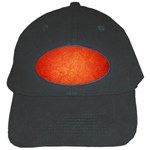 ORANGE DOT ART Black Cap