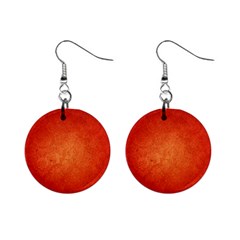 Orange Dot Art Mini Button Earrings by trendistuff