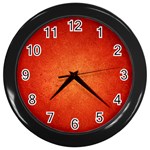 ORANGE DOT ART Wall Clocks (Black)