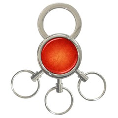 Orange Dot Art 3-ring Key Chains by trendistuff