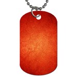 ORANGE DOT ART Dog Tag (One Side)