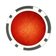 Orange Dot Art Poker Chip Card Guards (10 Pack)  by trendistuff