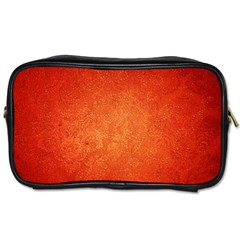 Orange Dot Art Toiletries Bags 2-side by trendistuff