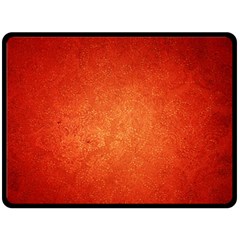 Orange Dot Art Fleece Blanket (large)  by trendistuff