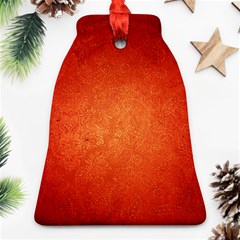 Orange Dot Art Bell Ornament (2 Sides) by trendistuff