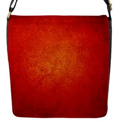 Orange Dot Art Flap Messenger Bag (s) by trendistuff