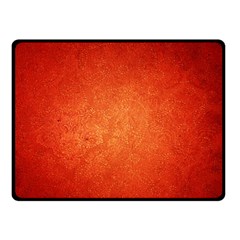 Orange Dot Art Double Sided Fleece Blanket (small)  by trendistuff