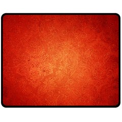 Orange Dot Art Double Sided Fleece Blanket (medium)  by trendistuff