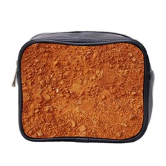 Orange Clay Dirt Mini Toiletries Bag 2-side by trendistuff