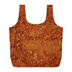 Orange Clay Dirt Full Print Recycle Bags (l)  by trendistuff