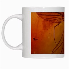 Mosquito In Amber White Mugs by trendistuff