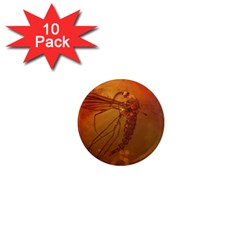 MOSQUITO IN AMBER 1  Mini Magnet (10 pack) 