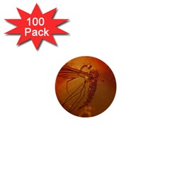 MOSQUITO IN AMBER 1  Mini Buttons (100 pack) 