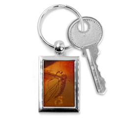 Mosquito In Amber Key Chains (rectangle)  by trendistuff