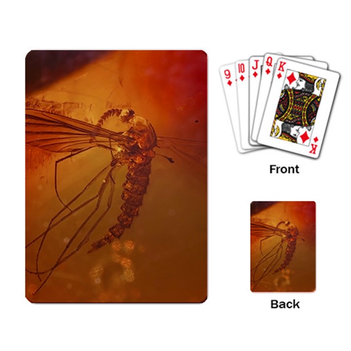 MOSQUITO IN AMBER Playing Card