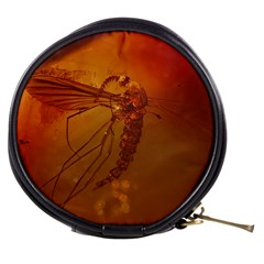 Mosquito In Amber Mini Makeup Bags by trendistuff