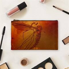 Mosquito In Amber Cosmetic Bag (medium)  by trendistuff