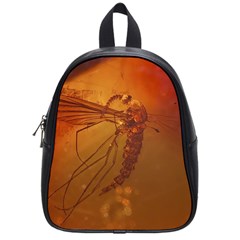 Mosquito In Amber School Bags (small)  by trendistuff