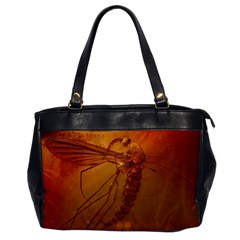 Mosquito In Amber Office Handbags by trendistuff