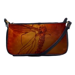 Mosquito In Amber Shoulder Clutch Bags by trendistuff