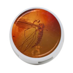 MOSQUITO IN AMBER 4-Port USB Hub (One Side)