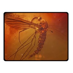 MOSQUITO IN AMBER Fleece Blanket (Small)