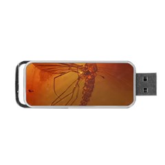 Mosquito In Amber Portable Usb Flash (one Side) by trendistuff