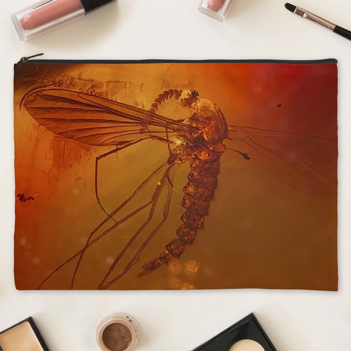 MOSQUITO IN AMBER Cosmetic Bag (XXXL) 