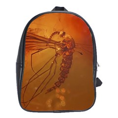 Mosquito In Amber School Bags (xl)  by trendistuff