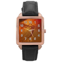 MOSQUITO IN AMBER Rose Gold Watches