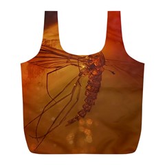 Mosquito In Amber Full Print Recycle Bags (l)  by trendistuff