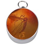 MOSQUITO IN AMBER Silver Compasses