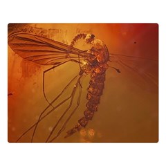 MOSQUITO IN AMBER Double Sided Flano Blanket (Large) 