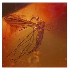 MOSQUITO IN AMBER Large Satin Scarf (Square)