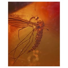 Mosquito In Amber Drawstring Bag (small) by trendistuff