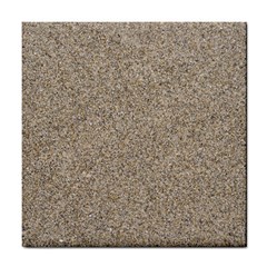 Light Beige Sand Texture Tile Coasters by trendistuff