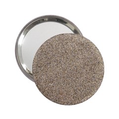 Light Beige Sand Texture 2 25  Handbag Mirrors by trendistuff