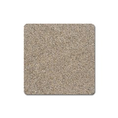 Light Beige Sand Texture Square Magnet by trendistuff