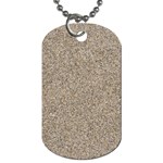 LIGHT BEIGE SAND TEXTURE Dog Tag (Two Sides)