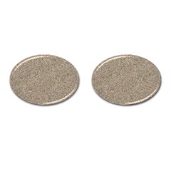 Light Beige Sand Texture Cufflinks (oval) by trendistuff